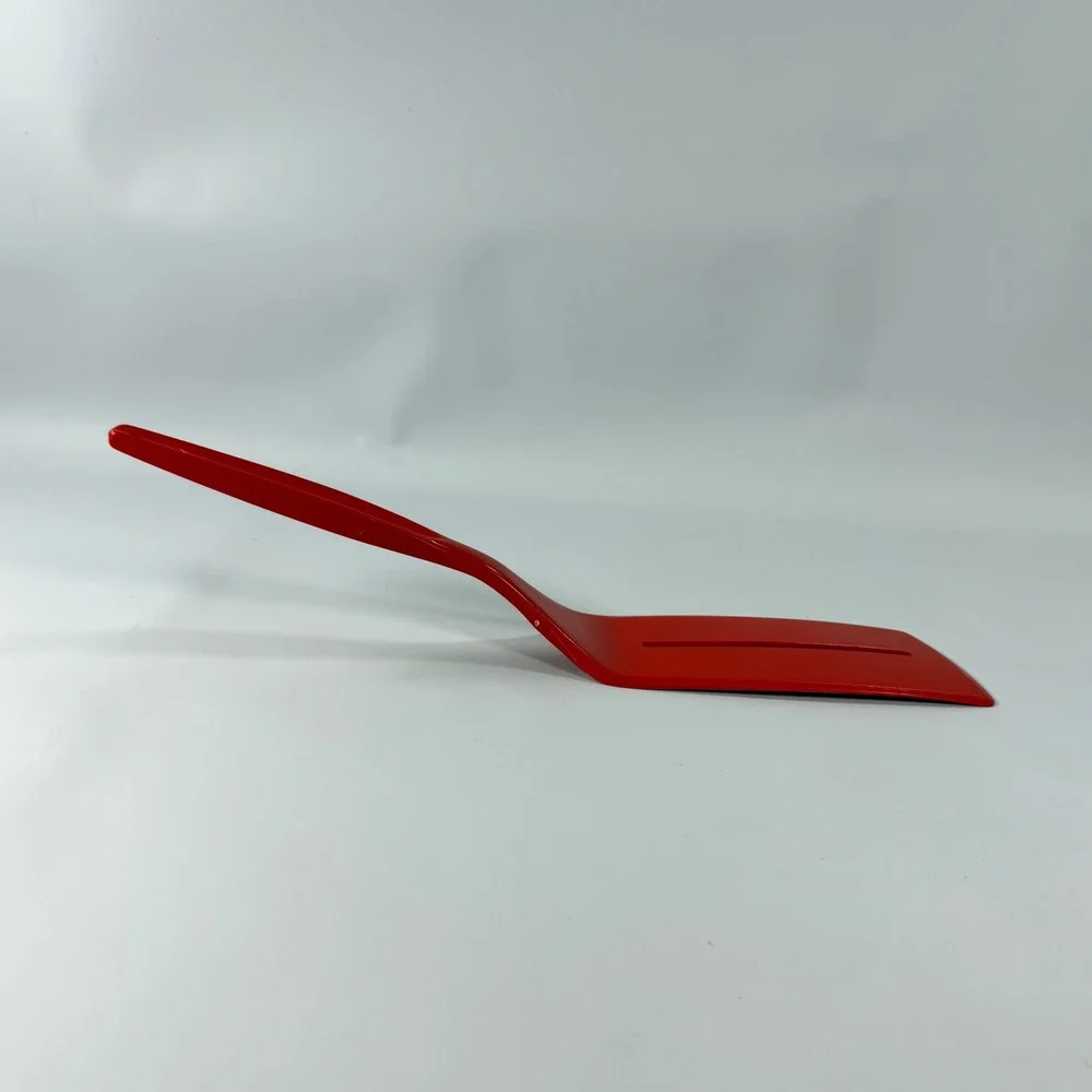 VTG Foley Spatula Turner Red Single Slott Nylon Kitchen Retro MCM Utensil Kitsch